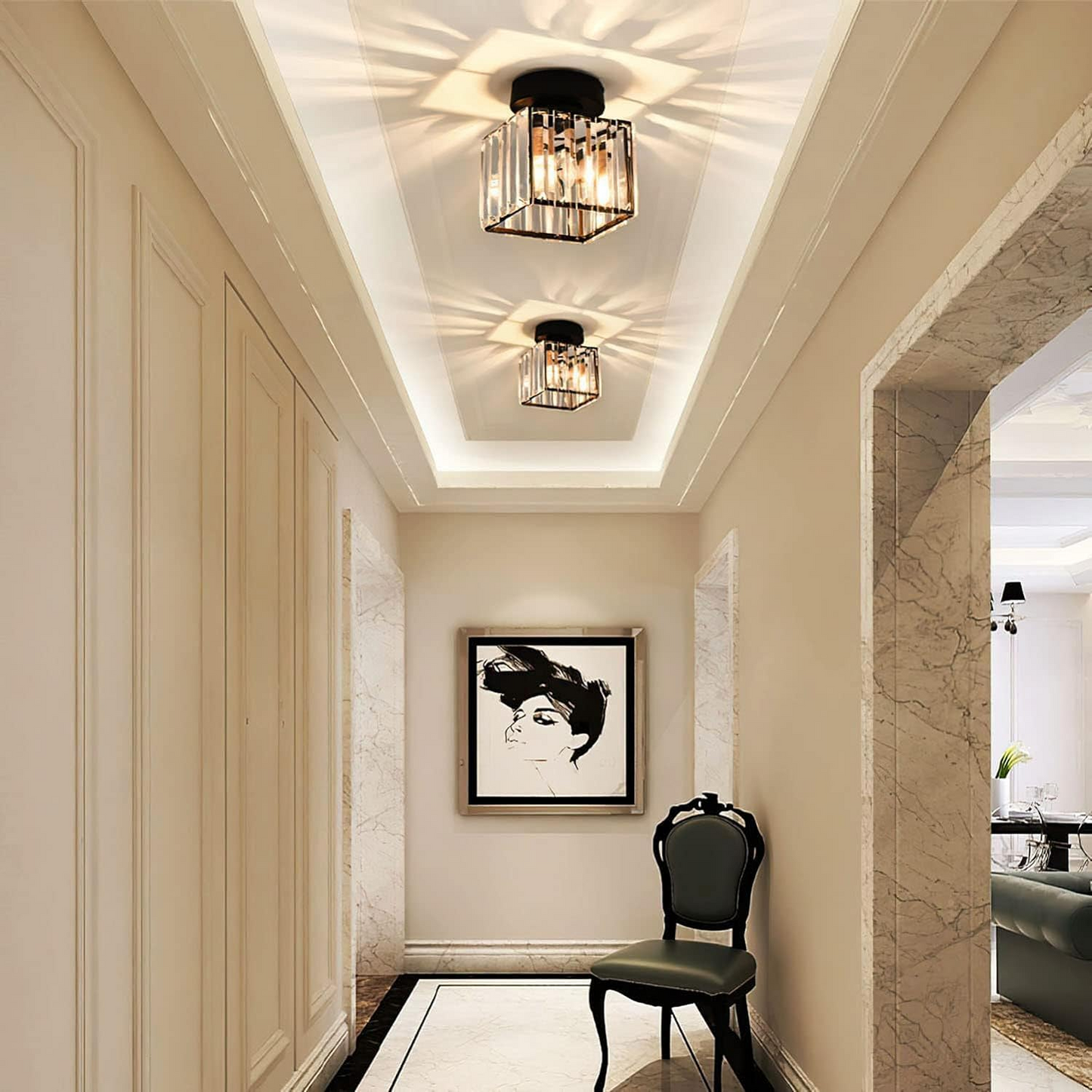 Modern hall, hall, och veranda taklampa bild 5