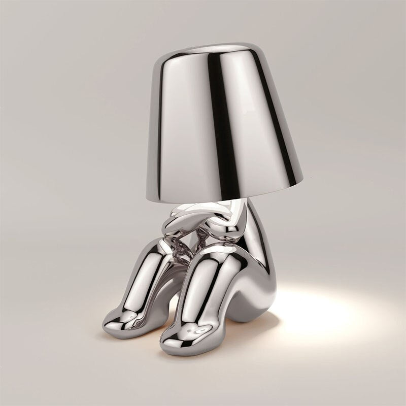 Modern uppladdningsbar LED bordslampa bild 10