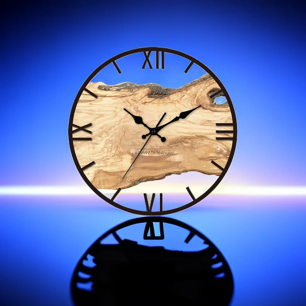 Modern transparent väggklocka bild 7