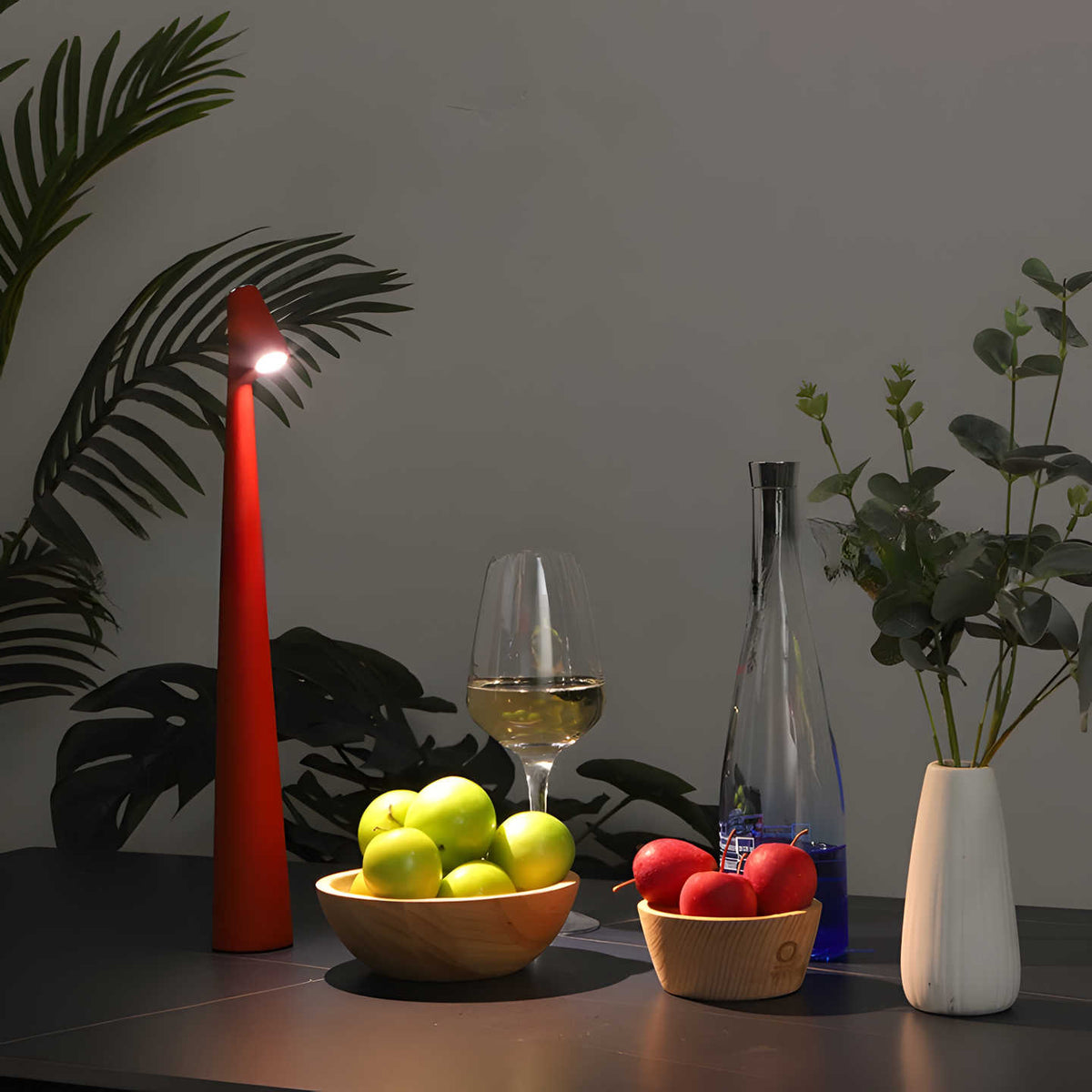Belysning — Minimalistisk LED uppladdningsbar bordslampa