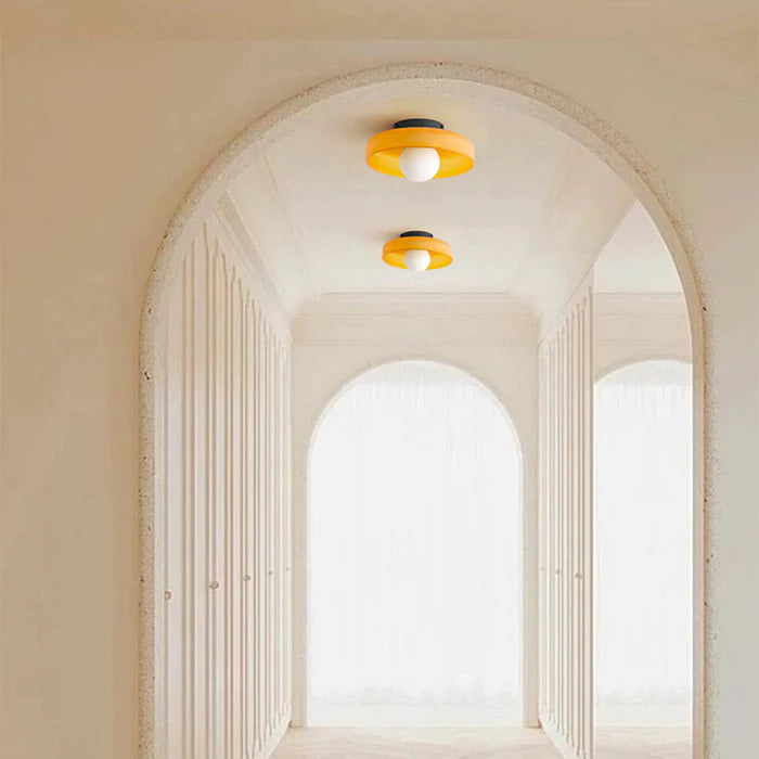 Minimalistisk LED plafondtaklampa bild 5