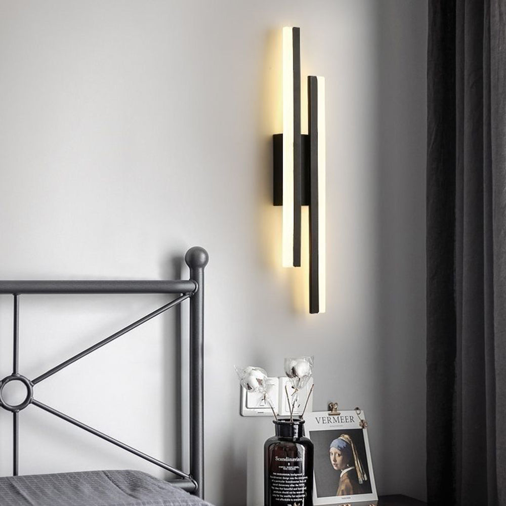 Modern stil linjär LED vävägglampa bild 5