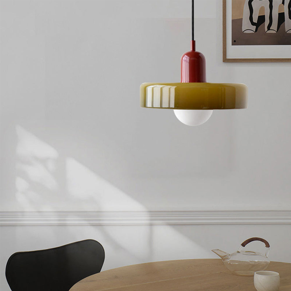 Marin transitionell stil tvåtonad pendellampa bild 52