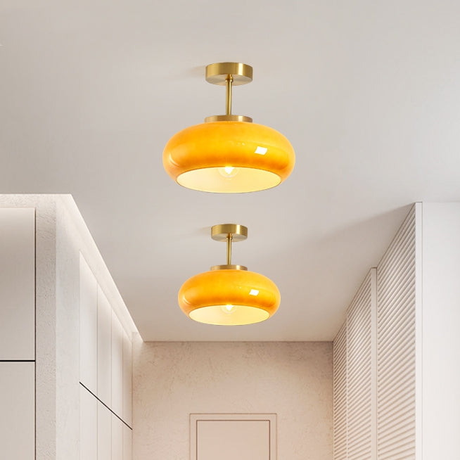 Art Deco modern rund taklampa bild 16