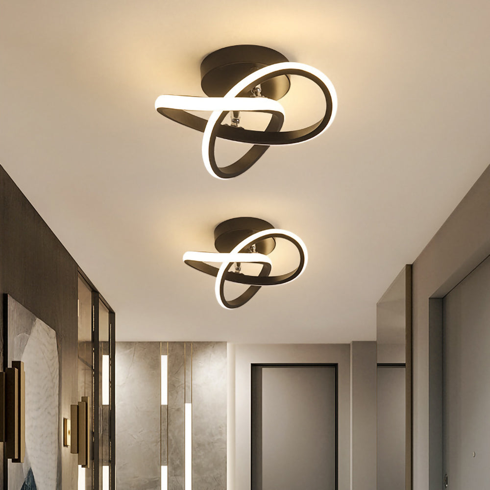 Modern geometrisk LED taklampa bild 4