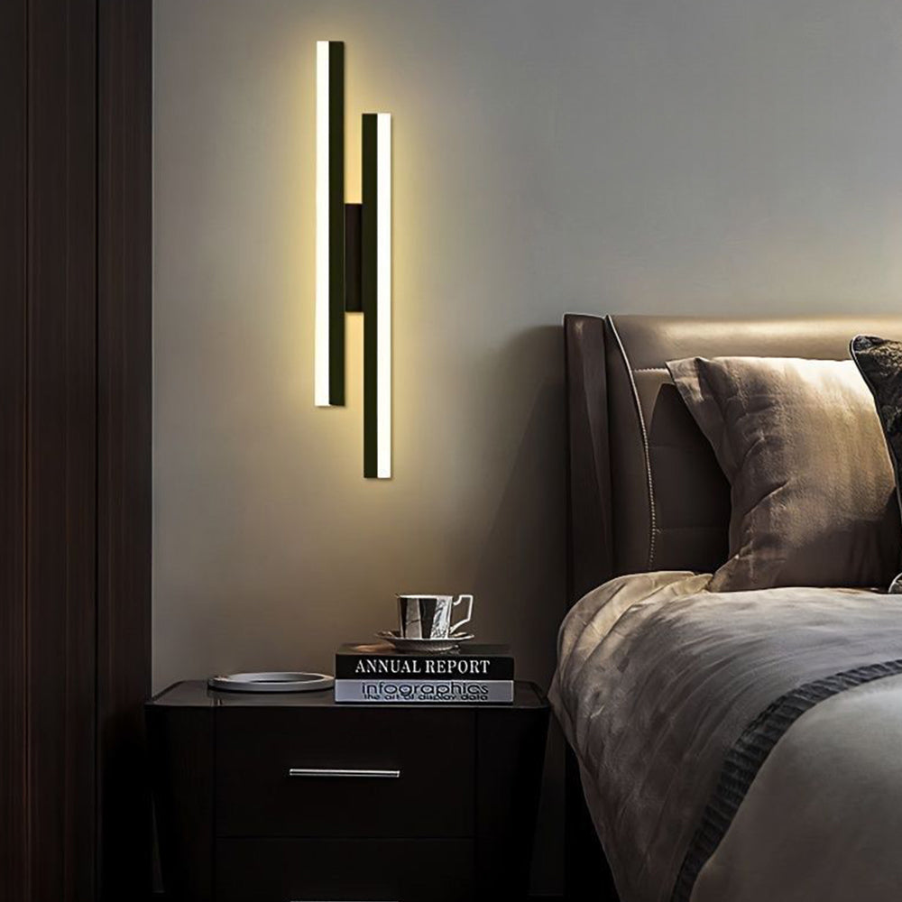 Modern stil linjär LED vävägglampa bild 4