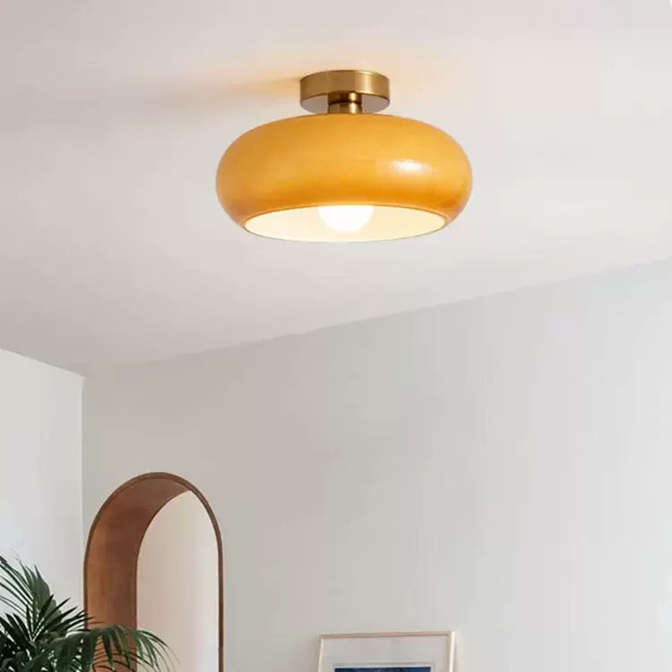 Art Deco modern rund taklampa bild 12