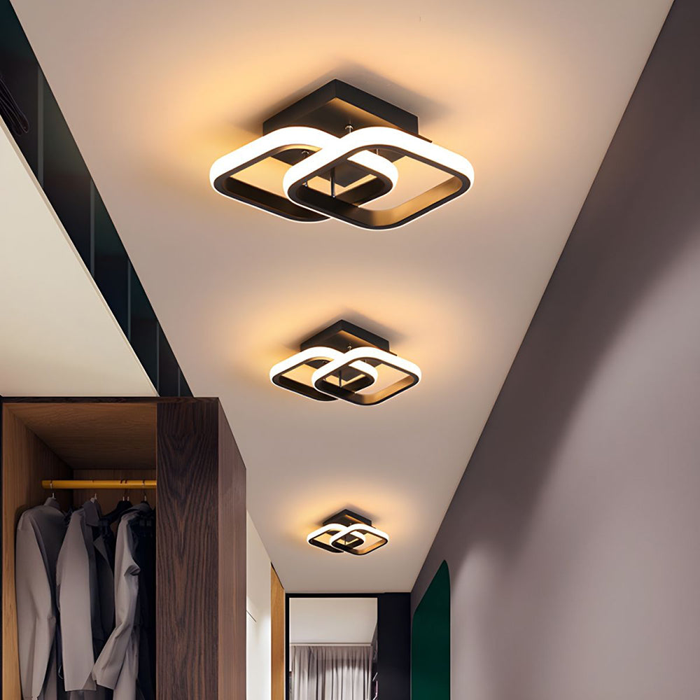 Modern geometrisk LED taklampa bild 14