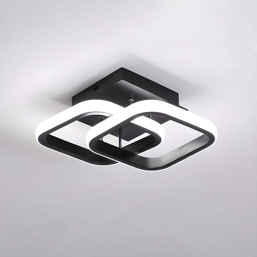 Modern geometrisk LED taklampa bild 6