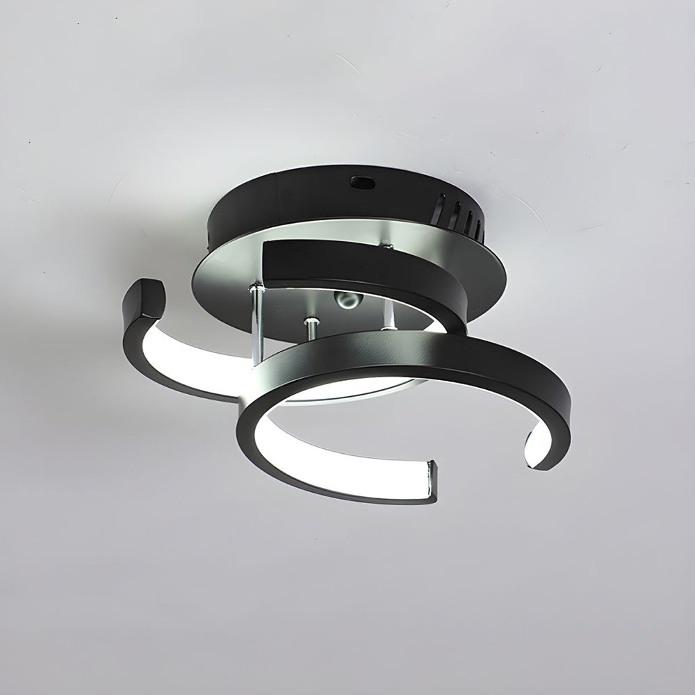 Modern geometrisk LED taklampa bild 8