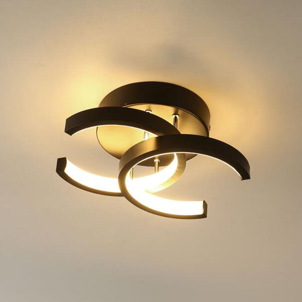 Modern geometrisk LED taklampa bild 9