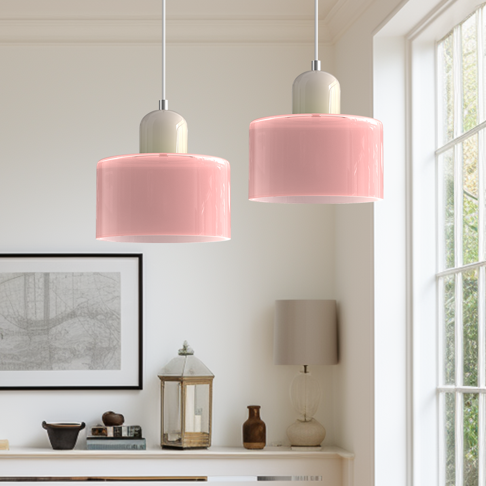 Nordisk stil cylindrisk pendellampa bild 39