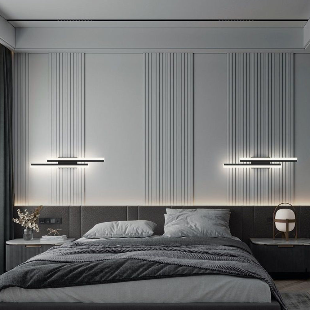 Modern stil linjär LED vävägglampa bild 8