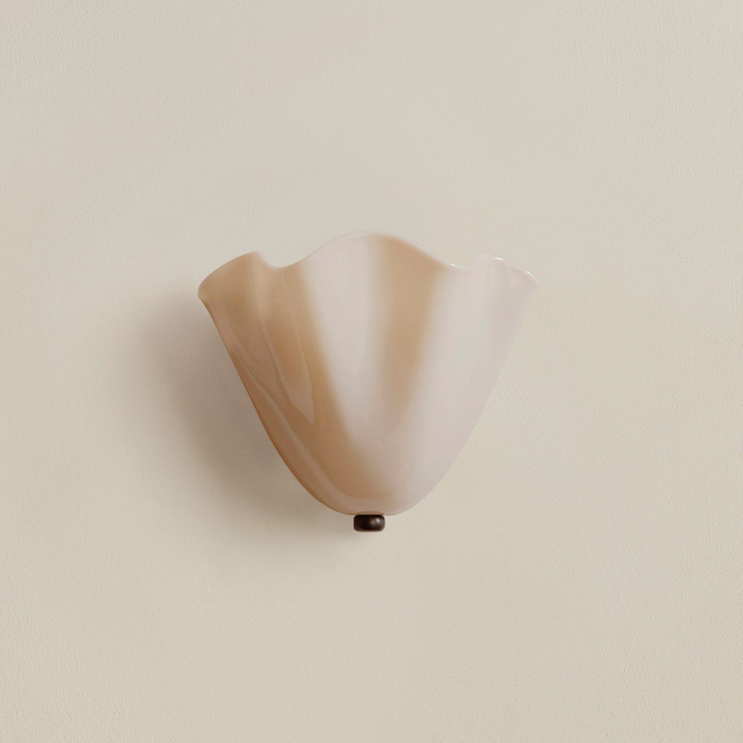 Art Deco LED-vävägglampa med vintagekänsla och snäckinspirerad form bild 1