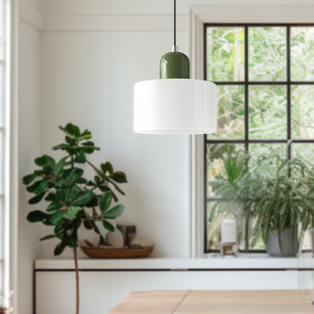 Nordisk stil cylindrisk pendellampa bild 46