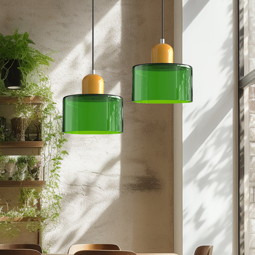 Nordisk stil cylindrisk pendellampa bild 42