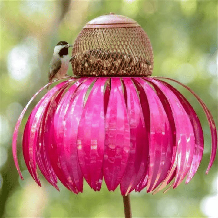 Fågelmatare i blomform bild 5