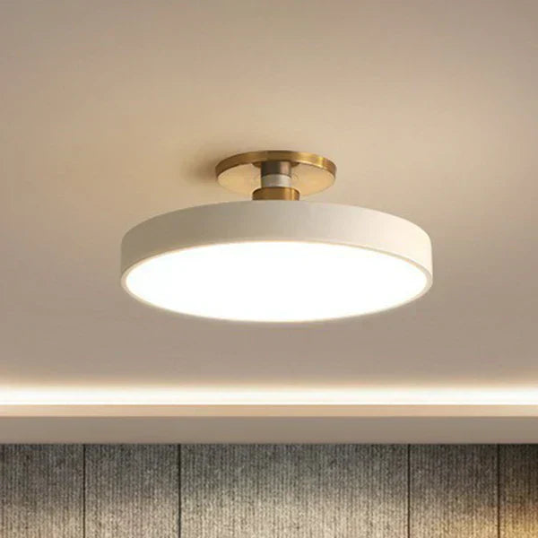 Minimalistisk plafond rund taklampa bild 1