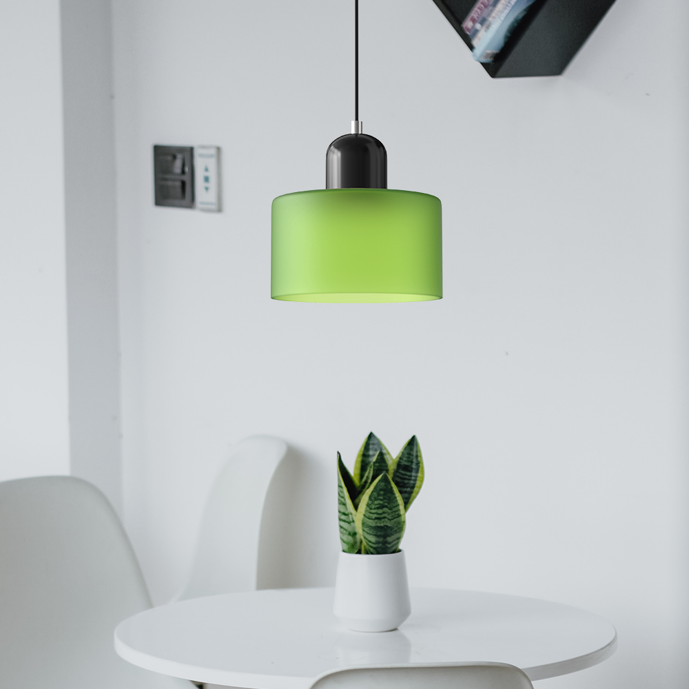 Nordisk stil cylindrisk pendellampa bild 44