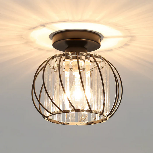 Modern Semi-plafondtaklampa för hall, sovrum, och kök bild 1
