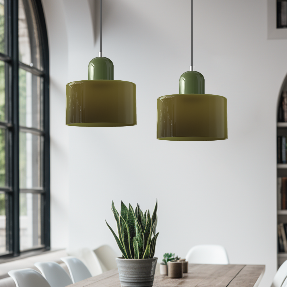 Nordisk stil cylindrisk pendellampa bild 38