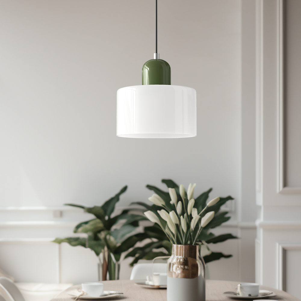 Nordisk stil cylindrisk pendellampa bild 45