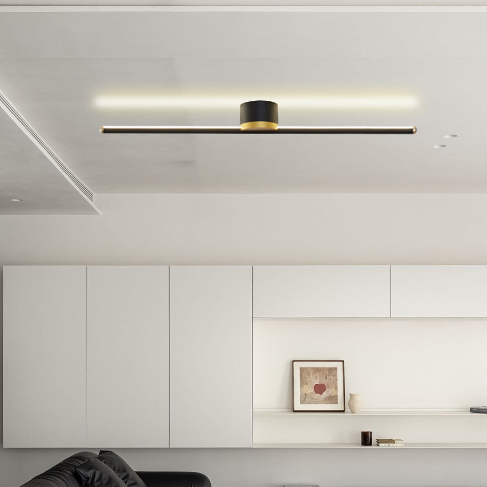 Modern linjär LED Semi plafondtaklampa bild 4