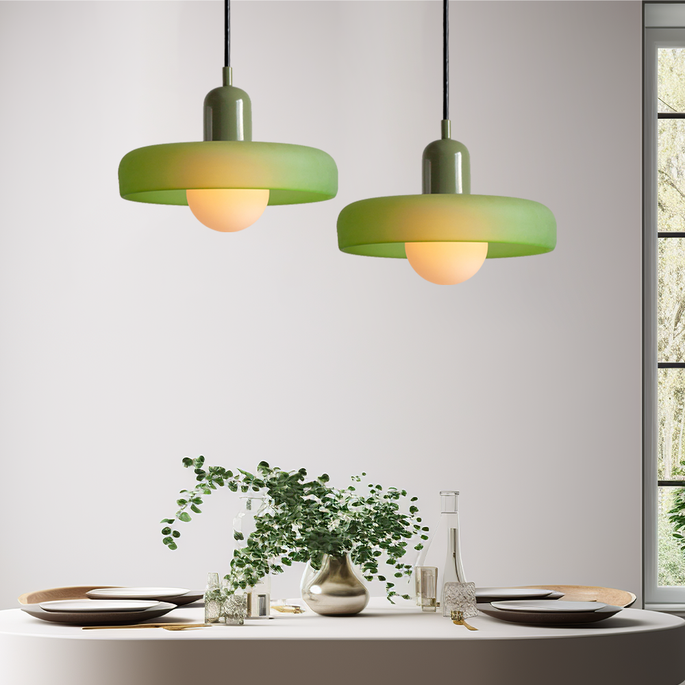 Marin transitionell stil tvåtonad pendellampa bild 38