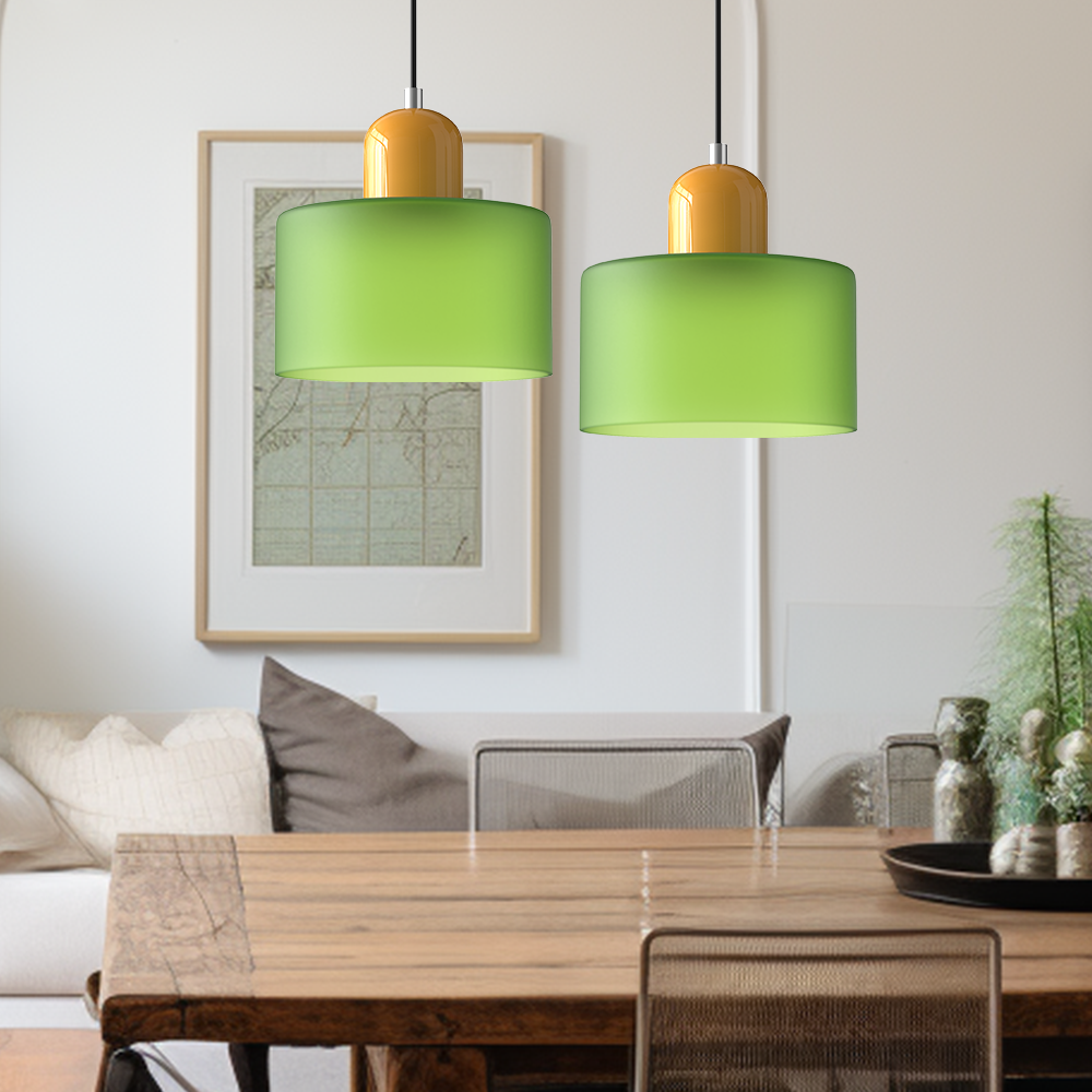 Nordisk stil cylindrisk pendellampa bild 41
