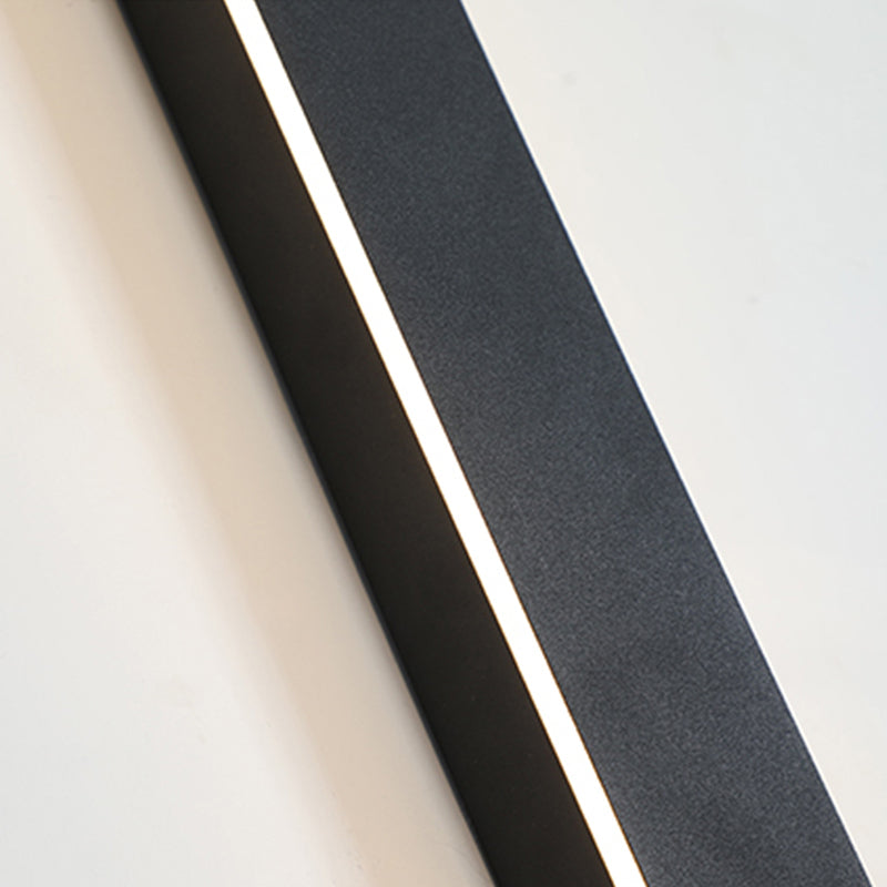 Linjär minimalistisk LED utomhus vävägglampa bild 12