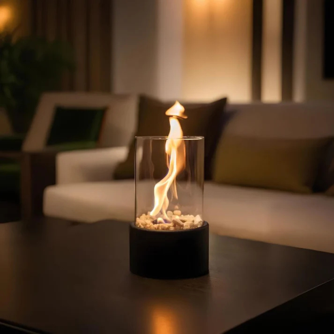 Rökfri Bioetanol Kaminlampa – För Inomhus & Utomhus