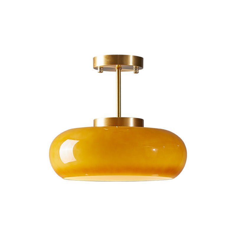 Art Deco modern rund taklampa bild 1