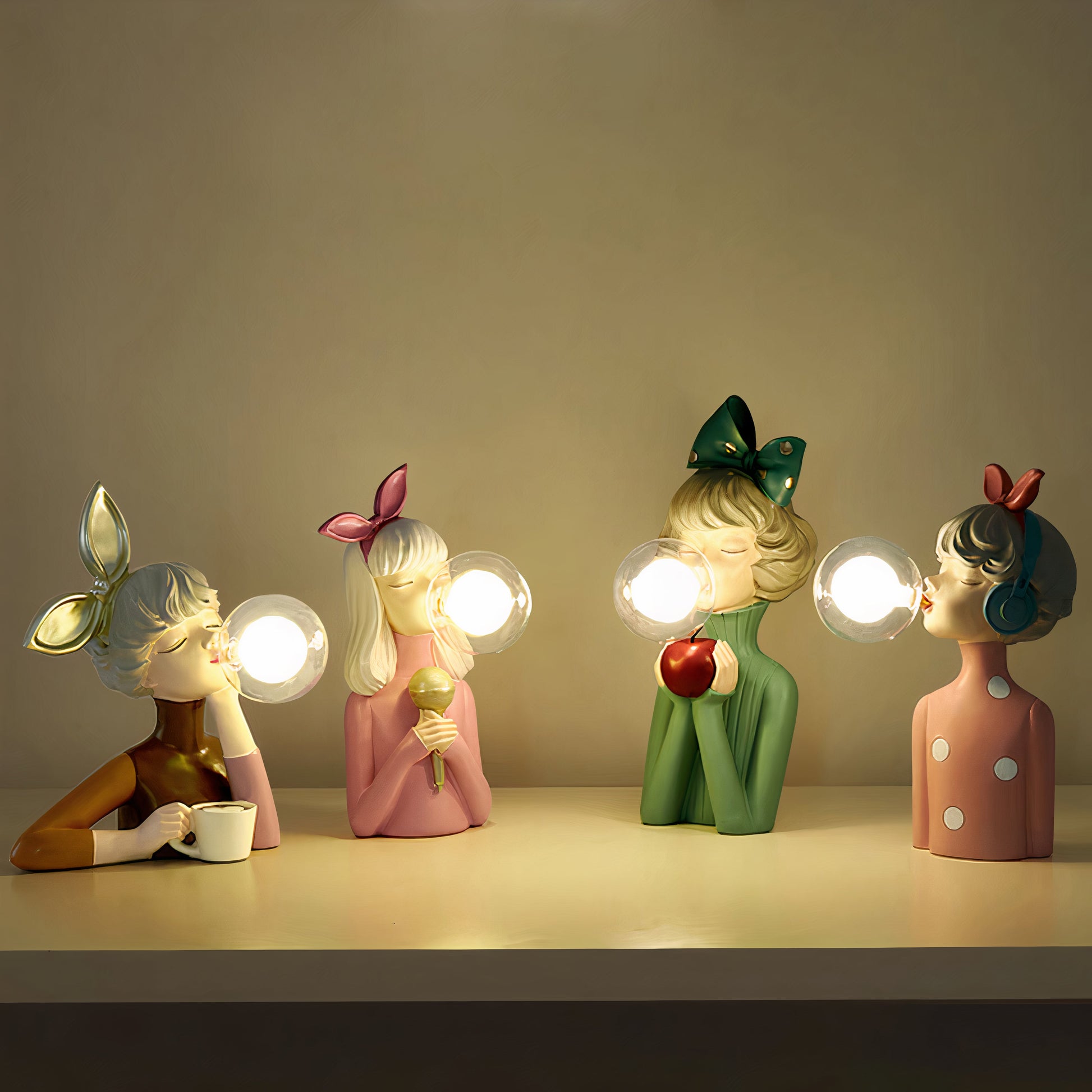 Skandinavisk modern bordslampa bild 1