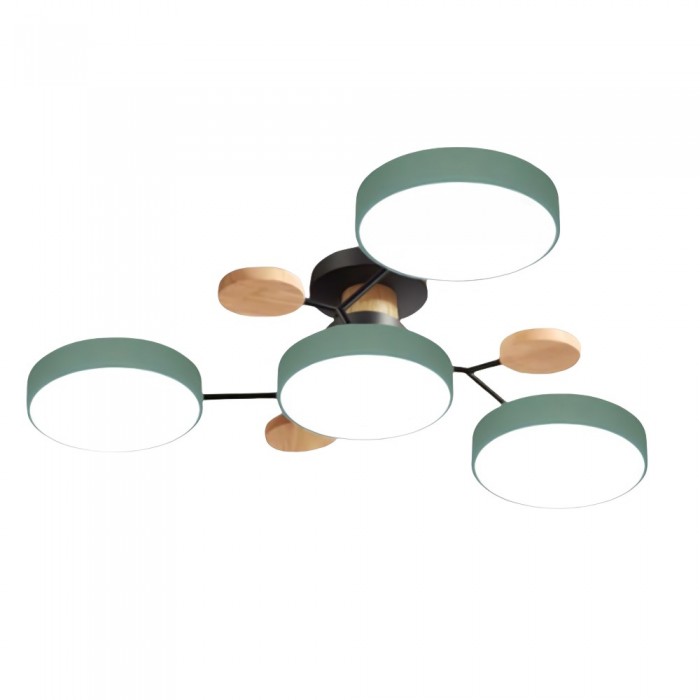 Rund LED-taklampa i mid-century modern stil bild 13