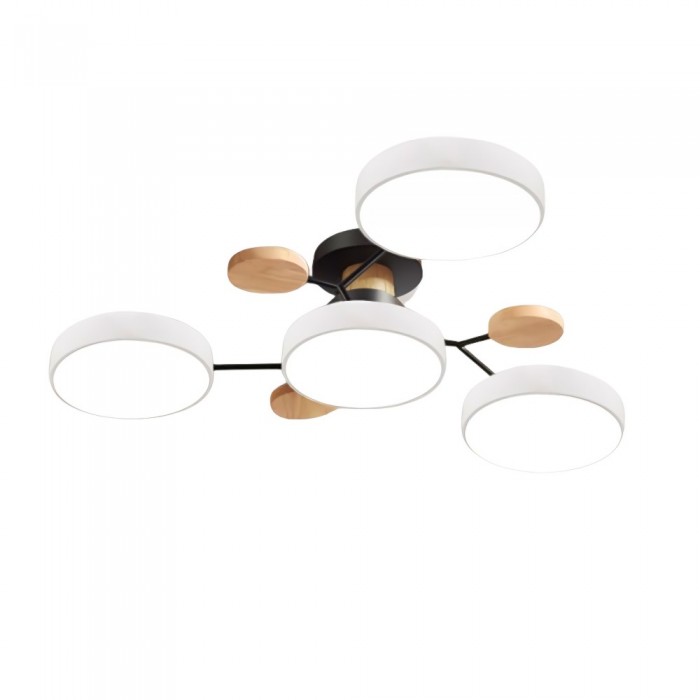 Rund LED-taklampa i mid-century modern stil bild 14