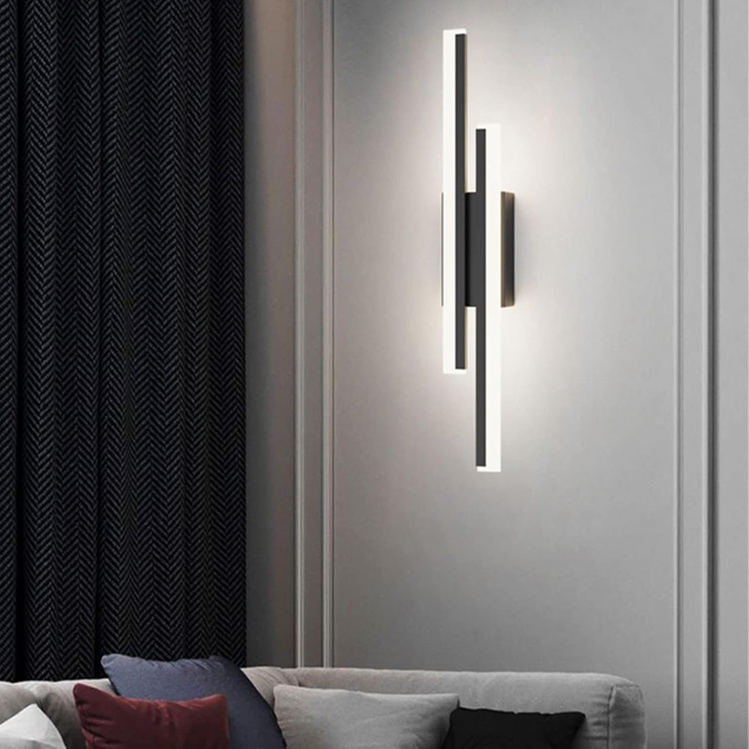 Modern stil linjär LED vävägglampa bild 7