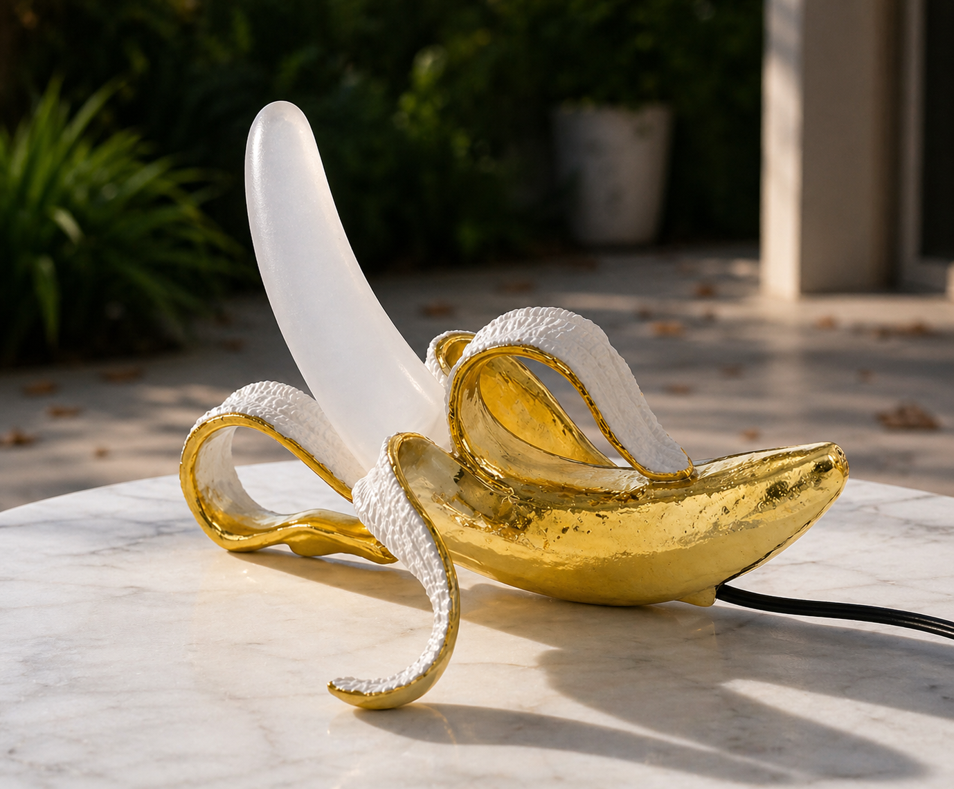 Bananbordslampa