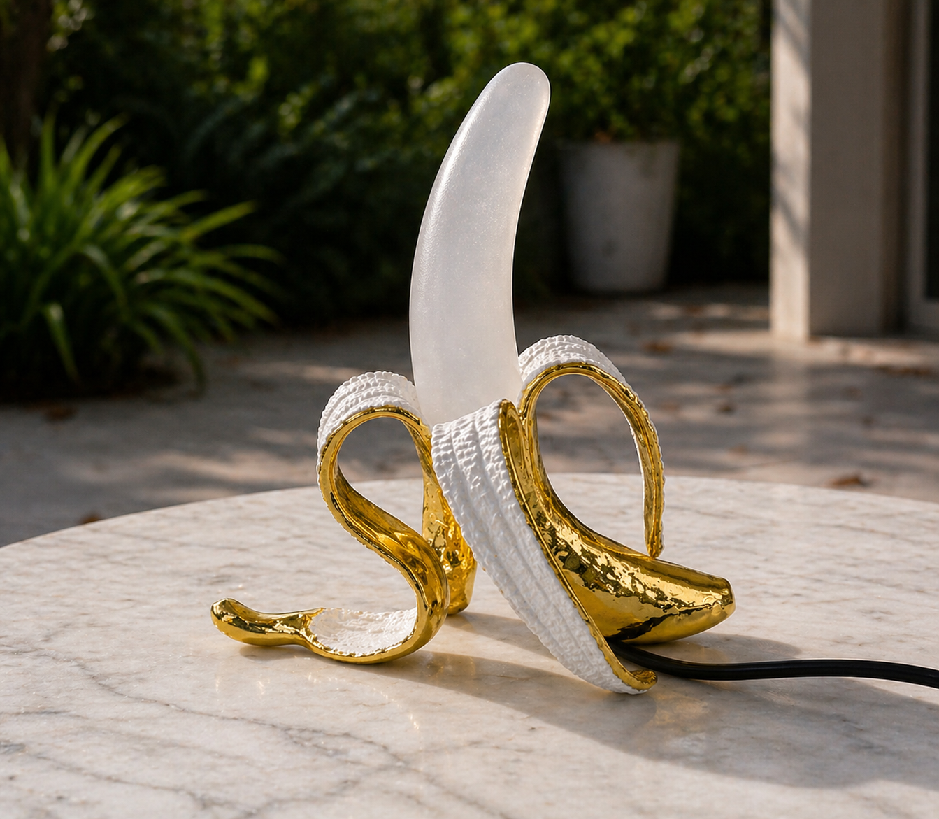 Bananbordslampa