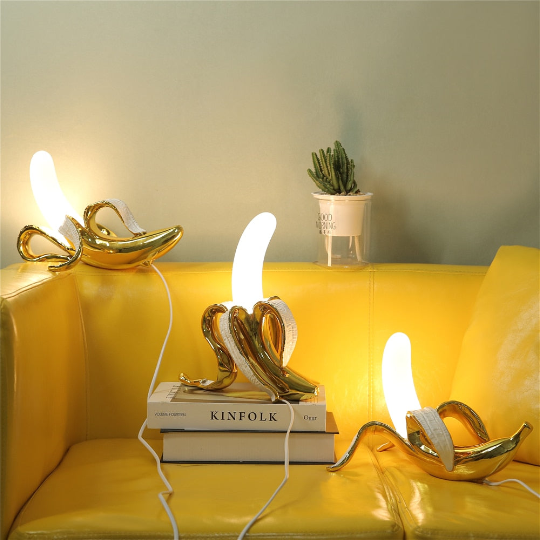 Bananbordslampa