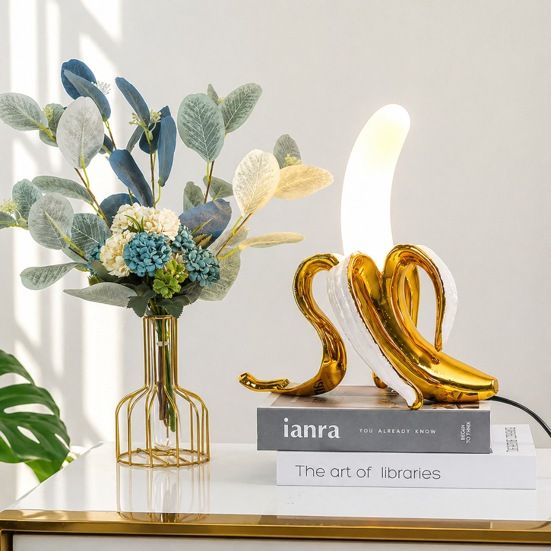 Bananbordslampa