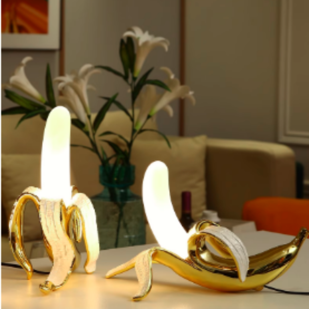 Bananbordslampa