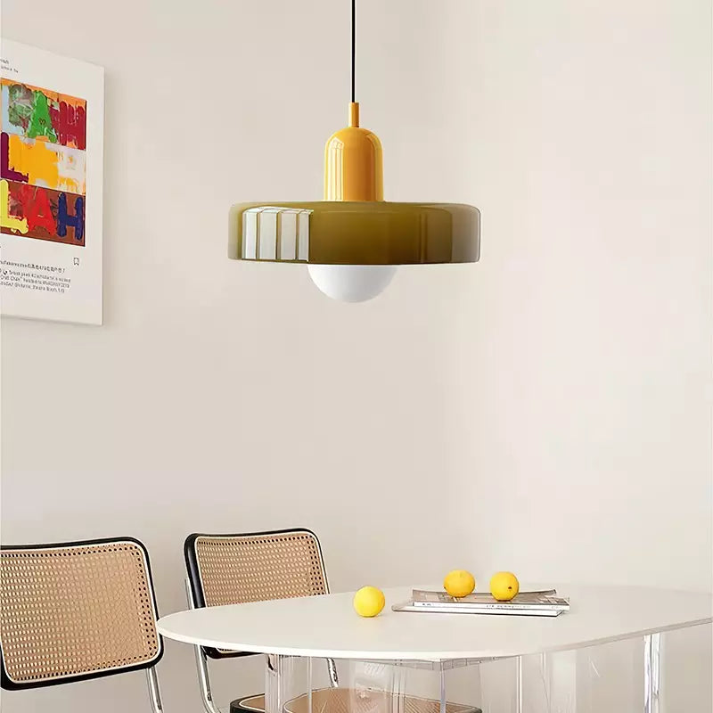 Marin transitionell stil tvåtonad pendellampa bild 46