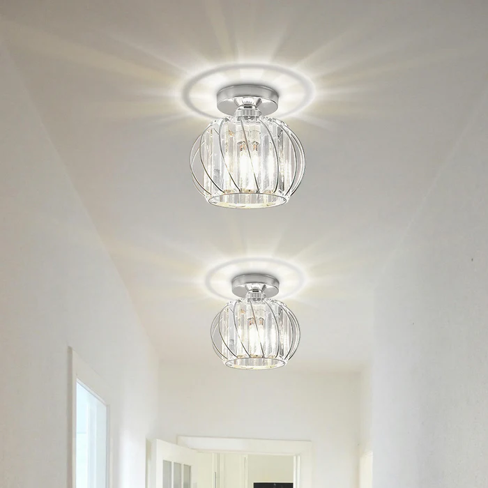 Modern Semi-plafondtaklampa för hall, sovrum, och kök bild 8