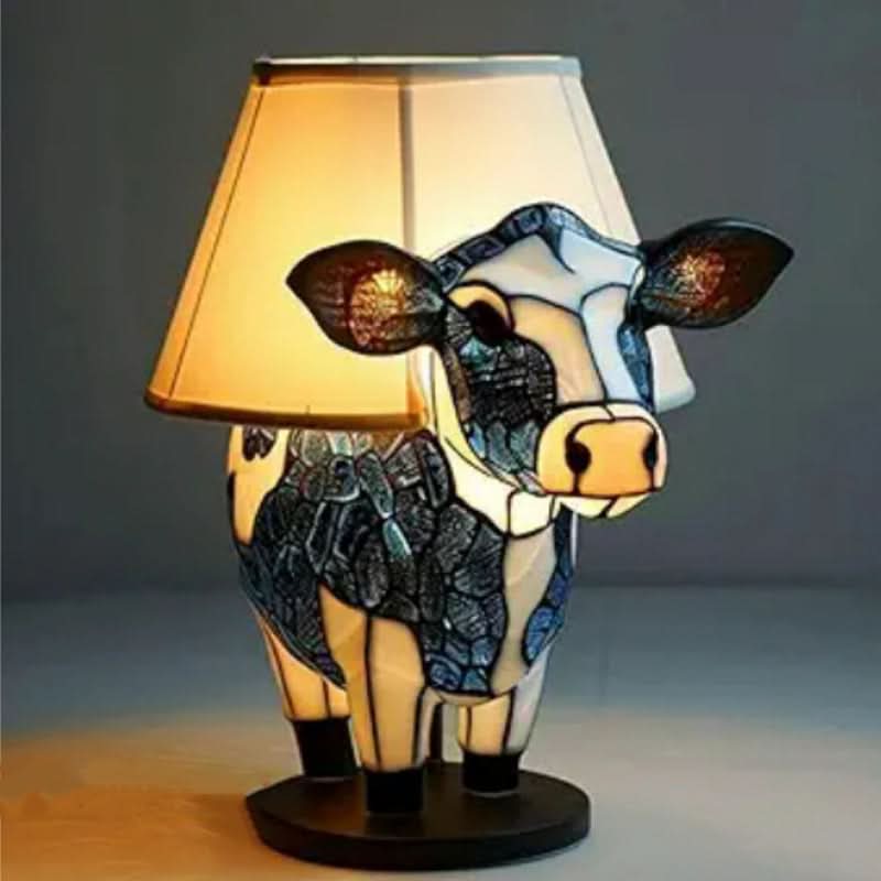 Minimalistisk konstnärlig LED-bordslampa med hundrasmotiv bild 28