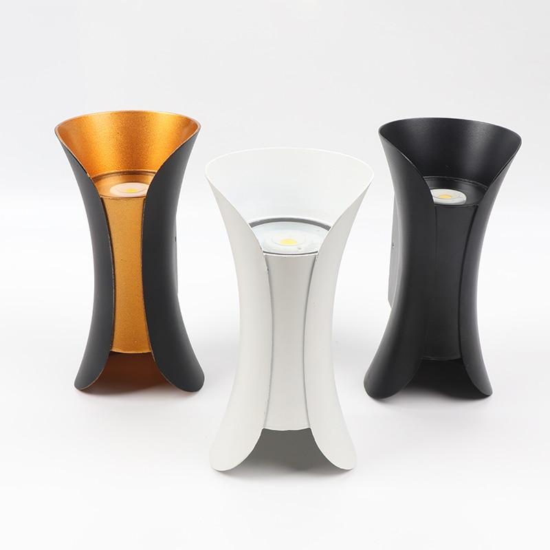 Modern böjd LED-vävägglampa för utomhus bild 12