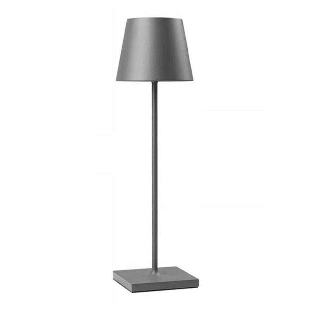 Minimalistisk uppladdningsbar bordslampa med touch Dimmer bild 5