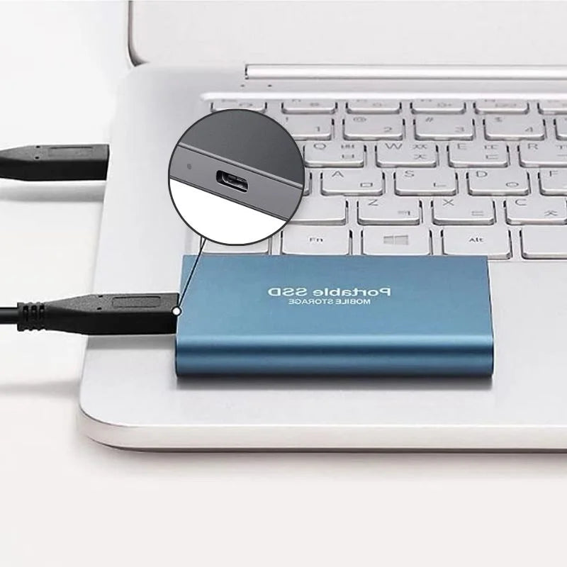 Portabel extern SSD i fickformat bild 2