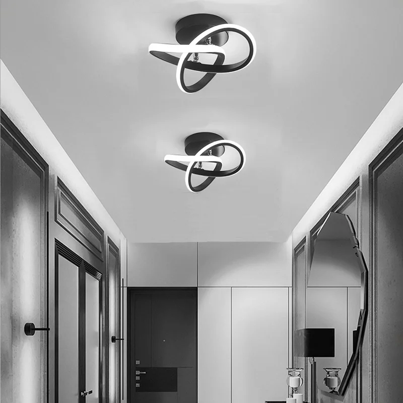 Modern geometrisk LED taklampa bild 2