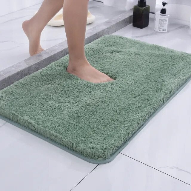 Absorbent halksäker badrumsmatta bild 5