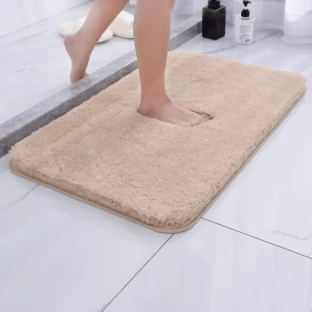 Absorbent halksäker badrumsmatta bild 7